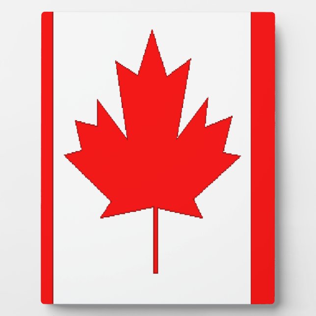 Kanada-Flagge Fotoplatte (Vorderseite)