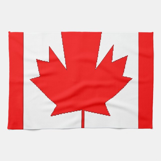 Kanada-Flagge Geschirrtuch (Horizontal)
