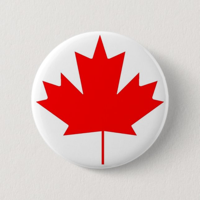 Kanada Flagge, Happy Canada Day Button (Vorderseite)