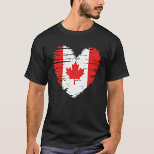 Kanada Flagge Kanada Sport Flag Kanada Kanada Kana T-Shirt