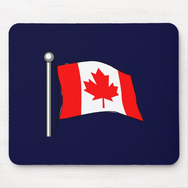 Kanada: Flagge Kanadas Mousepad (Vorne)