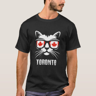 Kanada Flagge Kanadisches Katzenapeltier Leaf Oron T-Shirt
