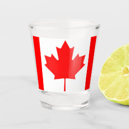 Kanada Flagge Keepake Souvenir Canadian Ahornleaf Schnapsglas