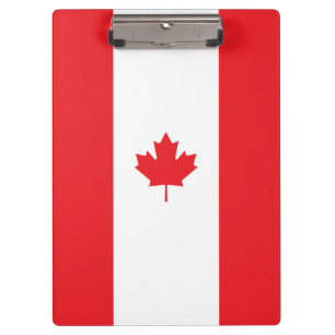 Kanada-Flagge Klemmbrett