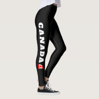 Kanada-Flagge Leggings - Ahornblatt Damen Strumpfh