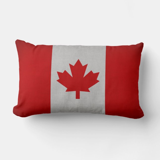 Kanada-Flagge Lendenkissen (Vorderseite)