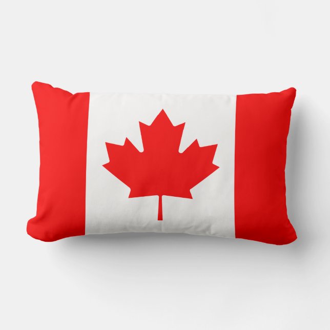 Kanada-Flagge Lendenkissen (Vorderseite)