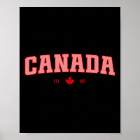Kanada Flagge Liebe Retro Canada Day Ahornblatt Es