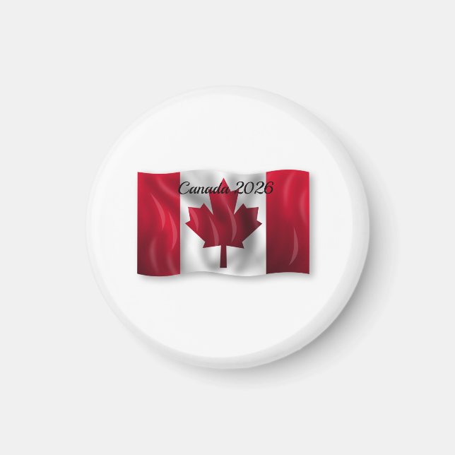 Kanada-Flagge  Magnet (Vorne)