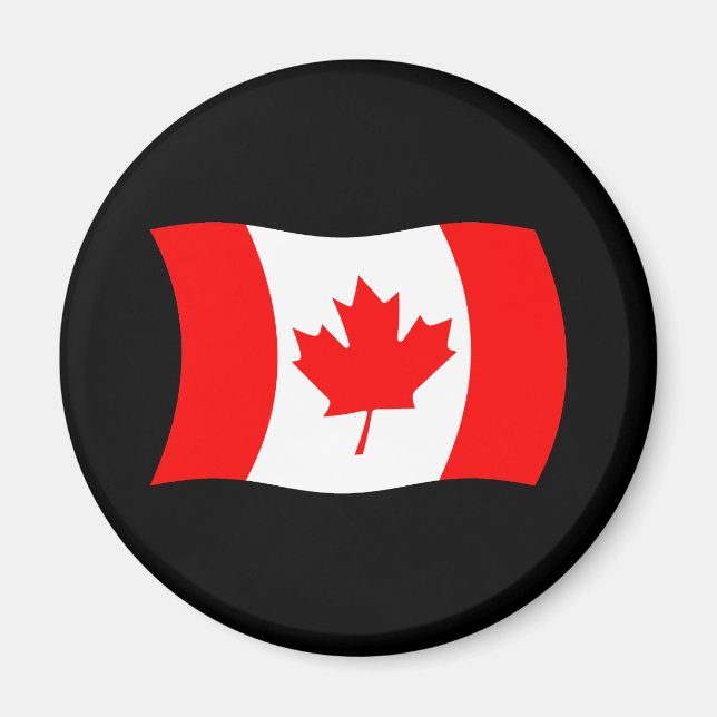 Kanada-Flagge-Magnet Magnet (Vorne)