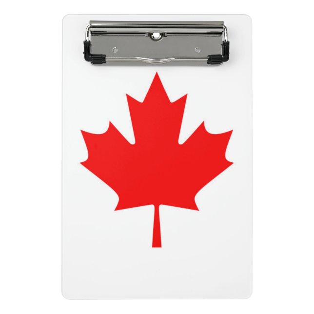 Kanada-Flagge Mini Klemmbrett (Vorderseite)