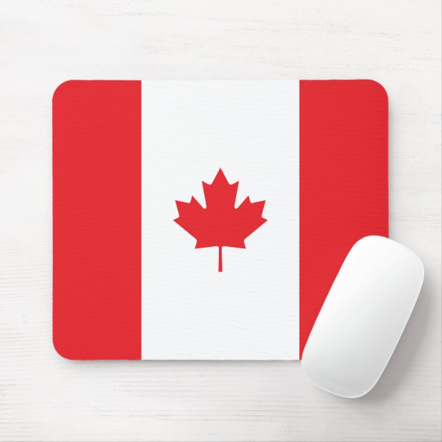 Kanada-Flagge Mousepad (Mit Mouse)