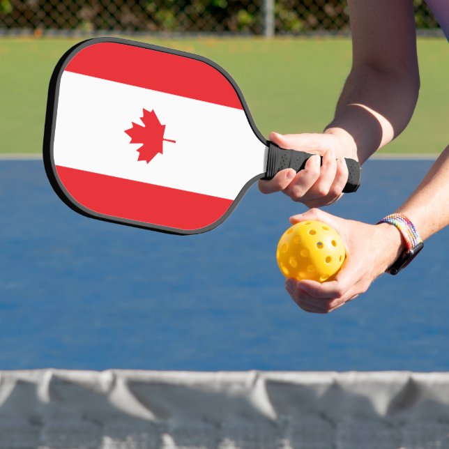 Kanada-Flagge Pickleball Schläger (InSitu)