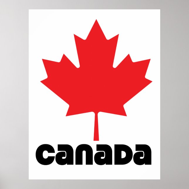 Kanada-Flagge Poster (Vorne)
