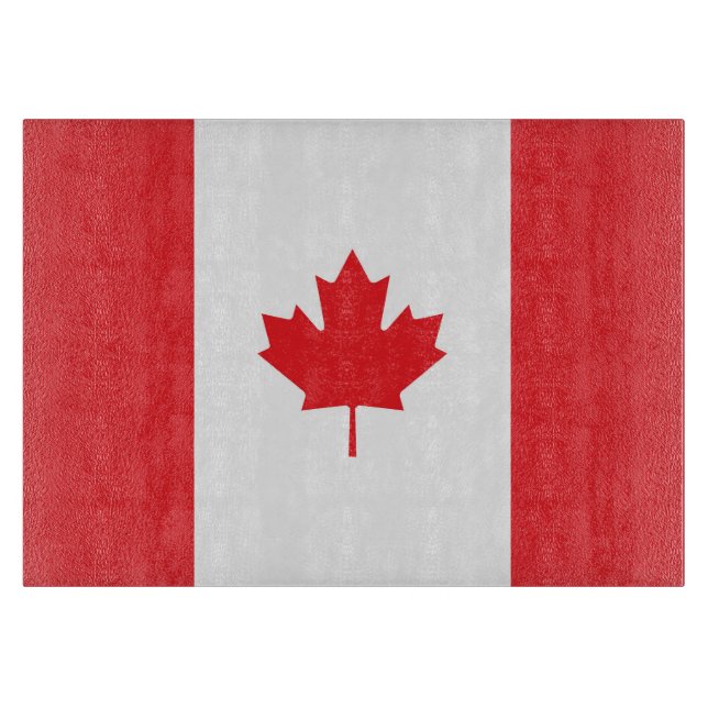 Kanada-Flagge Schneidebrett (Vorderseite)