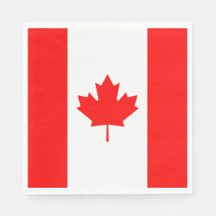 Kanada-Flagge Serviette