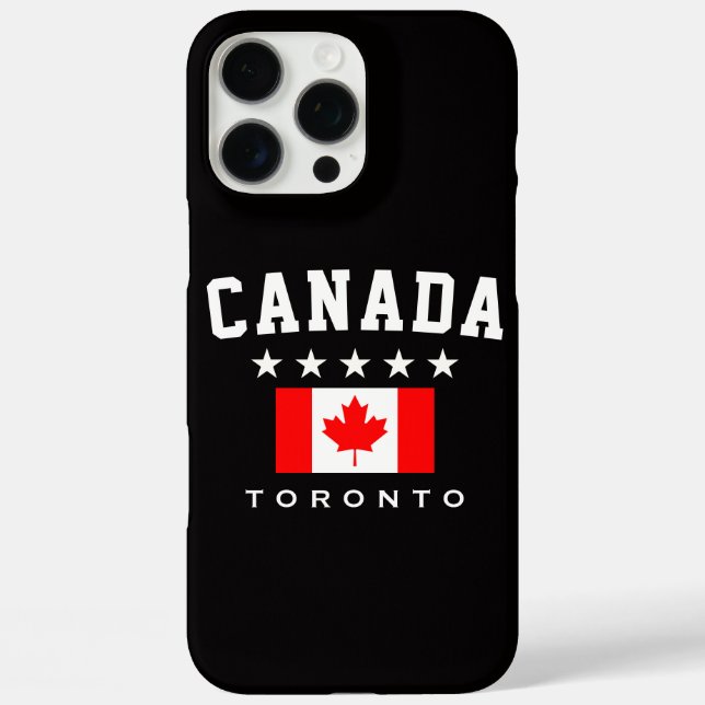 Kanada-Flagge, Stadt TORONTO  Case-Mate iPhone Hülle (Rückseite)