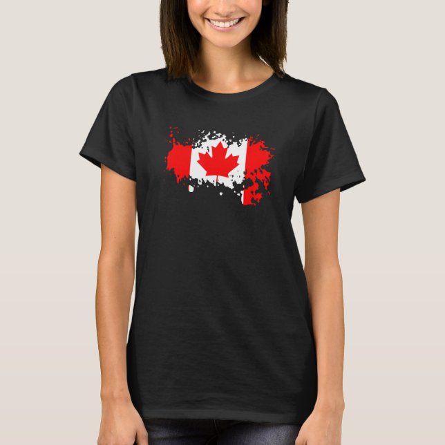 Kanada-Flagge T-Shirt (Vorderseite)