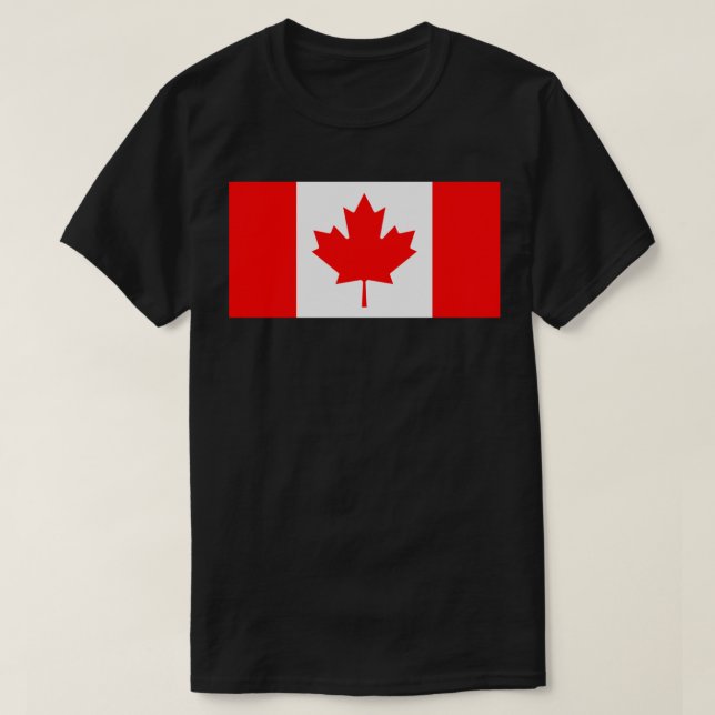 Kanada-Flagge T-Shirt (Design vorne)