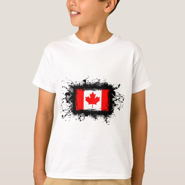 Kanada-Flagge T-Shirt (Vorderseite)