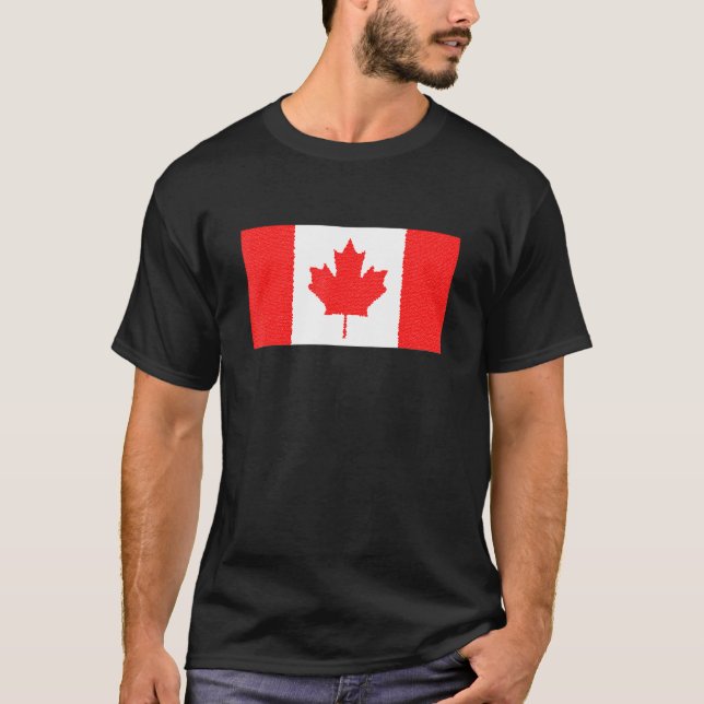Kanada-Flagge T-Shirt (Vorderseite)