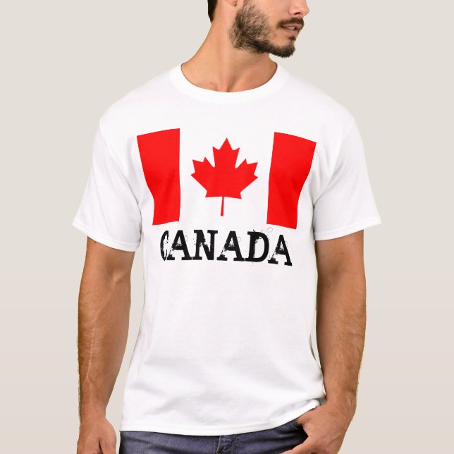 Kanada-Flagge T-Shirt (Vorderseite)