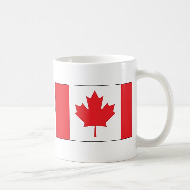 Kanada-Flagge Tasse (Rechts)