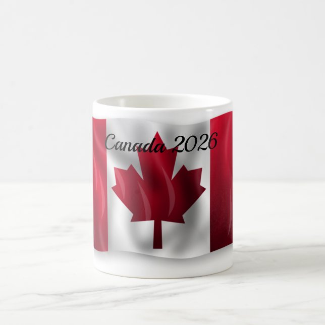 Kanada-Flagge-Tasse Kaffeetasse (Mittel)