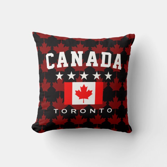 Kanada-Flagge Toronto Maple Leaf Kissen (Vorderseite)