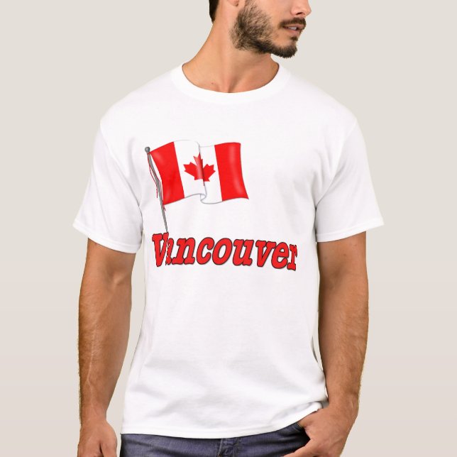 Kanada-Flagge - Vancouver T-Shirt (Vorderseite)
