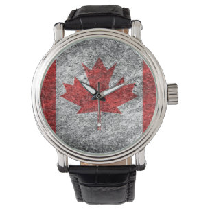 Kanada - Flagge Vintag Armbanduhr