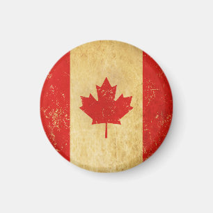 Kanada-Flagge Vintage-Design Magnet
