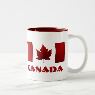 Kanada-Flaggen-Andenken-Kaffeetasse-Kanada-Tasse Zweifarbige Tasse