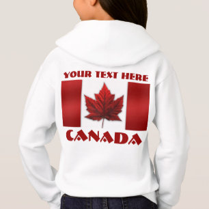Kanada-Flaggen-Jacken-personalisierte Hoodie