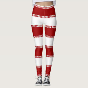 Kanada Flaggen Leggings Classic Canada Souvenir Pa