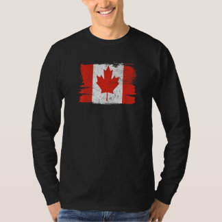 Kanada Flaggen Pride Friendship Pride Peace Vintag T-Shirt