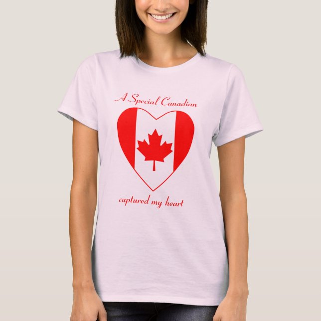 Kanada-Flaggen-Schatz-T - Shirt (Vorderseite)