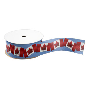 Kanada Flaggenband Custom Canada Ribbon Ripsband