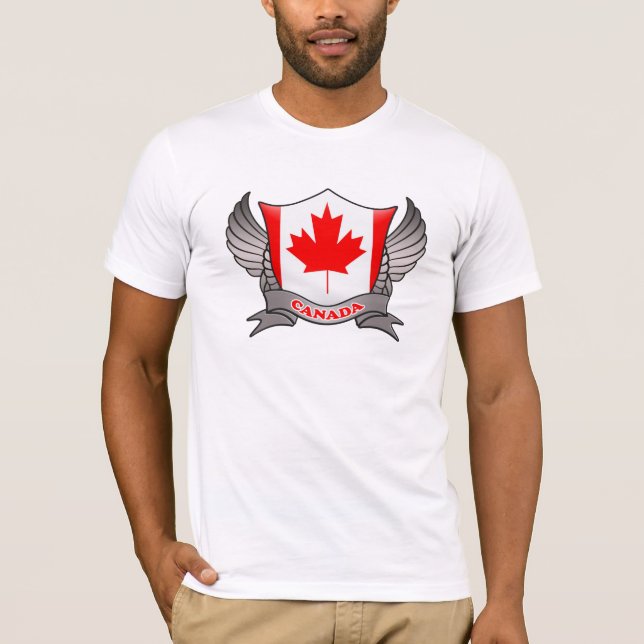 Kanada-Flaggenemblem T-Shirt (Vorderseite)