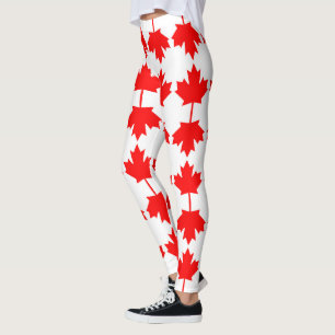 Kanada-Flaggenmuster Leggings