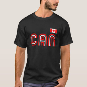 Kanada Flaggenrückreise Internationales Land Kanad T-Shirt