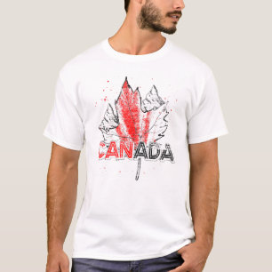 Kanada Flaggenstaat Ahornleaf Kanadisches Symbol L T-Shirt