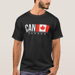 Kanada Flaggenstaat Internationaler Ländercode kan T-Shirt