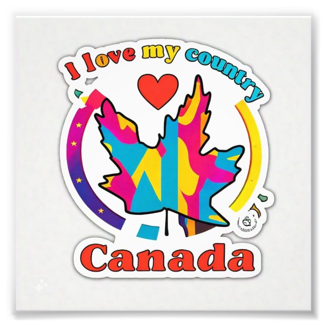 Kanada Fotodruck (Vorne)