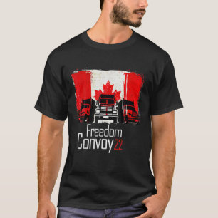 Kanada Freedom Convoy 2022 Kanadische LKWs T-Shirt