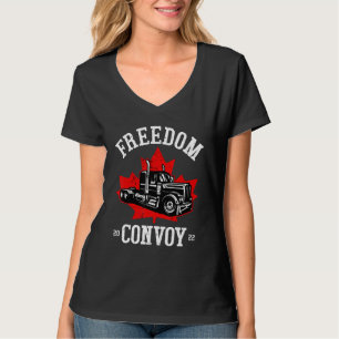Kanada Freedom Convoy 2022 Kanadischer Lastkraftwa T-Shirt