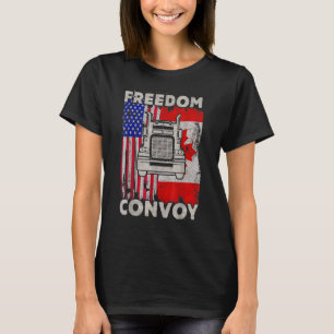 Kanada Freedom Convoy 2022 Kanadischer Lastkraftwa T-Shirt