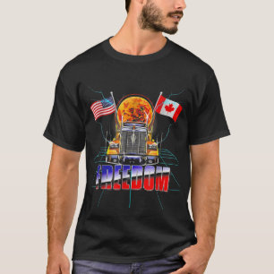 Kanada Freedom Convoy 2022 Kanadischer Lastkraftwa T-Shirt