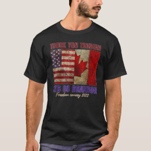 Kanada Freedom Convoy 2022 Unterstützung Kanadisch T-Shirt