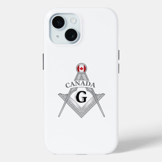 Kanada Freimaurerei Zeichen Case-Mate iPhone Hülle (Rückseite)